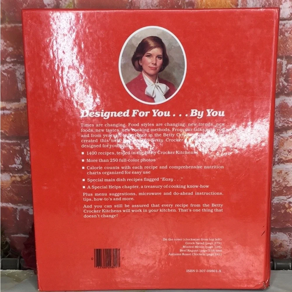 Vintage 1986 Betty Crocker 5 Ring Spiral Binder Cookbook 1st Ed